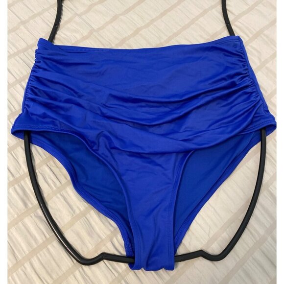 Popilush Shapewear Ruched High-Waist Sculpting Bikini Bottom, Large, NEW - Picture 6 of 6